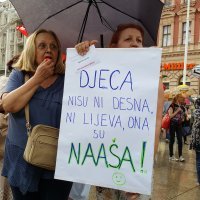 Kiša nije omela prosvjed