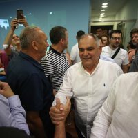 Blaženko Boban slavi pobjedu nad Mirom Buljom