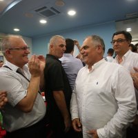 Blaženko Boban slavi pobjedu nad Mirom Buljom