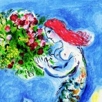 Marc Chagall, 'Bay of Angels', 1962., detalj litografije