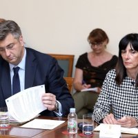 Andrej Plenković i Blaženka Divjak na saborskom Odboru za obrazovanje