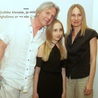 Maro Martinović sa suprugom s kćeri Neom