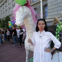 Danijela Trbović u Povorci ponosa