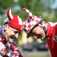 Hrvatski navijači u Reykjaviku uoči kvalifikacijske utakmice s Islandom