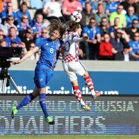 Island (Birkir Bjarnason) - Hrvatska (Luka Modrić)