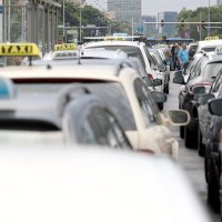 Prosvjed taksista u Zagrebu