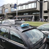 Prosvjed taksista u Zagrebu