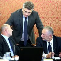 Tomo Medved, Andrej Plenković, Davor Božinović