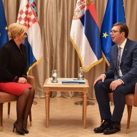 Kolinda Grabar Kitarović i Aleksandar Vučić