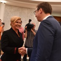 Kolinda Grabar Kitarović i Aleksandar Vučić
