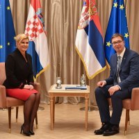 Kolinda Grabar Kitarović i Aleksandar Vučić