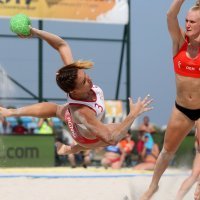 EP u rukometu na pijesku  Poljska - Danska (Ewa Nowicka)