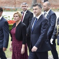 Gordan Jandroković, Kolinda Grabar Kitarović i Andrej Plenković