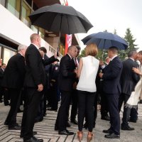 Pljusak je prekinuo prijem na Pantovčaku 4