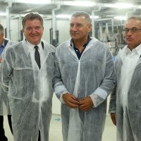 Vlahović, Gotovina i Predrag Grubić, direktor korporativnih komunikacija Adris Grupe