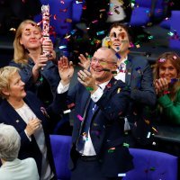 Slavlje u Bundestagu nakon usvajanja zakona o legalizaciji gej brakova