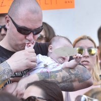 Djeca na prosvjedu u Splitu