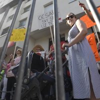 Djeca na prosvjedu u Splitu