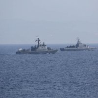 Hrvatski i slovenski ratni brodovi RTOP-41 Vukovar i VNL-11 Triglav