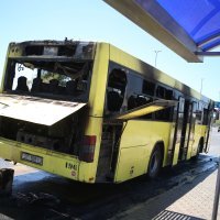 U Splitu izgorio autobus