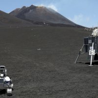 Testiranje novih lunarnih robota na padinama Etne
