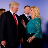 Kolinda Grabar KItarović i Donald Trump