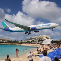 Plaža Maho, otok Sint Martin