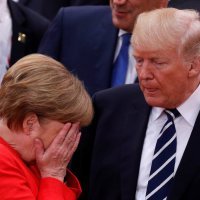 Angela Merkel i Donald Trump