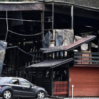 Očevid na zgarištu sportske dvorane Jelenovac dan nakon požara