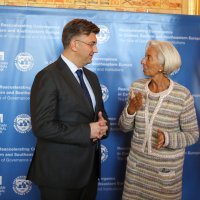 Andrej Plenković i Christine Lagarde