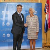 Andrej Plenković i Christine Lagarde