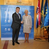 Andrej Plenković i Christine Lagarde