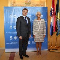 Andrej Plenković i Christine Lagarde