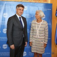 Andrej Plenković i Christine Lagarde