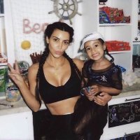 Kim Kardashian i North West