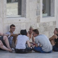 Turisti u Splitu uoči Ultre