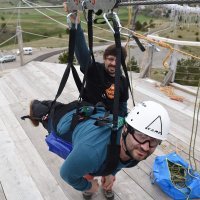 Spuštanje niz žicu traje oko dvije minute