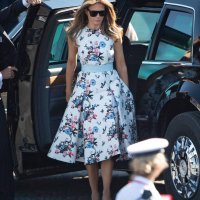 Melania Trump u cvjetnoj Valentino haljini