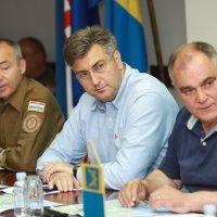 Damir Krstičević, Andrej Plenković, Blaženko Boban