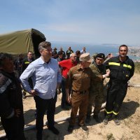 Plenković na požarištu iznad Podstrane