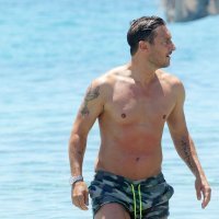 Francesco Totti na odmoru s obitelji