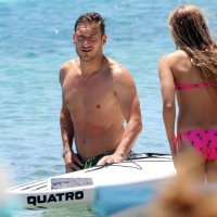 Francesco Totti na odmoru s obitelji