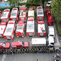 Povratak zagrebačkih vatrogasaca iz Dalmacije