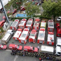 Povratak zagrebačkih vatrogasaca iz Dalmacije