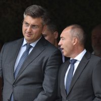 Andrej Plenković i Damir Krstičević