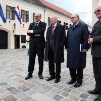 Nikica Valentić, Hrvoje Šarinić, Mate Granić i Zlatko Mateša