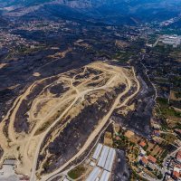 Požarište Karepovac i istočni dio Splita