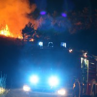 Vatrogasci u akciji gašenja požara kod Gornjeg Rupotina nedaleko od Klisa