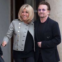 Brigitte Macron i Bono Vox