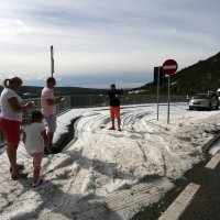 Plomin se zabijelio usred ljeta